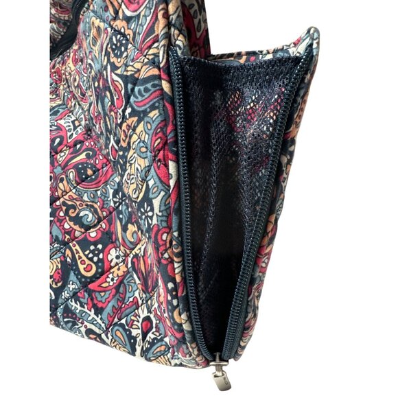 Travelon Quilted Paisley Crossbody Bag With Adjustable Strap - Picture 12 of 16